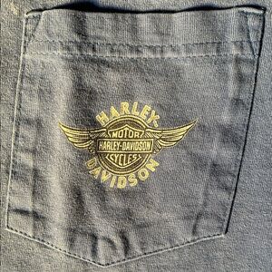 Harley-Davidson Hollywood California Tee with Front Breast Pocket
